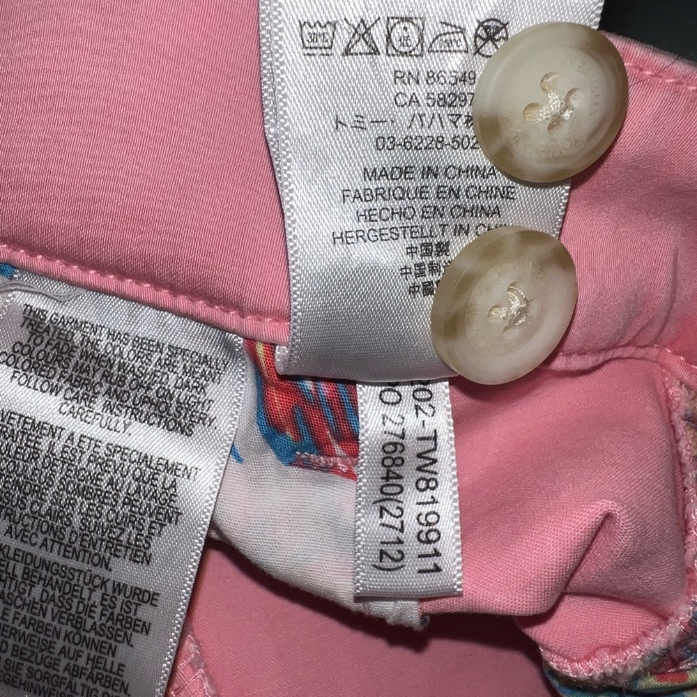 Tommy Bahama Boracay Bermuda Chino Shorts in Shellrossa Coral - Picture 7 of 7